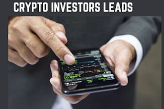 targeted top investors, crypto investors, forex investors leads