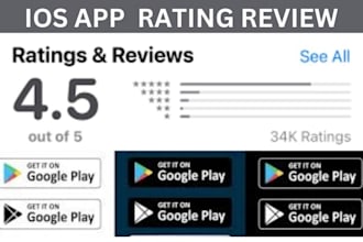 guarantee app IOS install , mobile app install, mobile app review