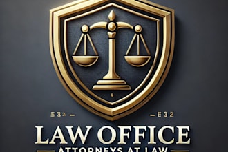 design a professional law firm and attorney logo design