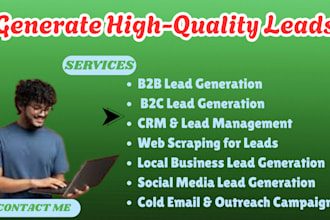 do b2b lead generation targeted business leads email collection sales scraping