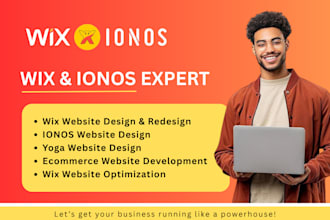 design wix and ionos website redesign yoga website ecommerce