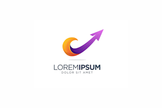 design arrow, direction, modern, minimal, creative, abstract and geometric logo