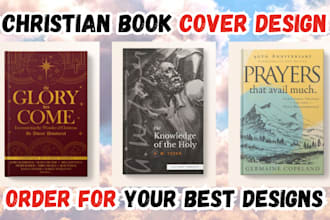 create christian book cover, amazon kindle paperback cover ebook cover, book