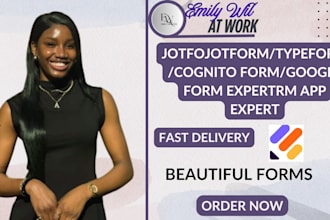 create survey using jotform typeform google form cognito form questionnaire form
