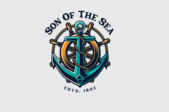 design high quality esport nautical logo with unlimited revision