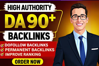 provides high authority da 90 plus SEO dofollow backlinks