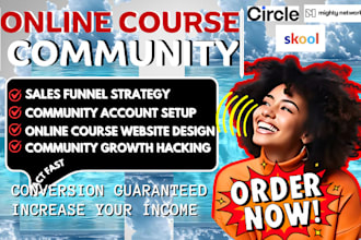 online course skool community setup skool promotion on facebook ads google ads