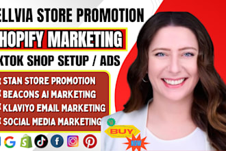 do sellvia store promotion, tiktok shop, stan store, beacons ai marketing
