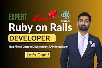 develop and design full stack ruby on rails projects ror