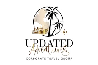 make a wonderful unique hotel, travel logo and any graphics design