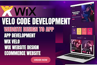 do wix velo code development wix velo expert wix website to mobile app wix velo
