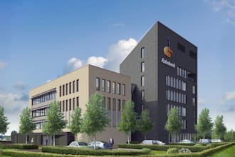 redesign 3d commercial building interior,exterior rendering,office visualization