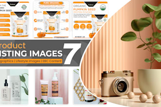 design high converting amazon listing images, a plus content