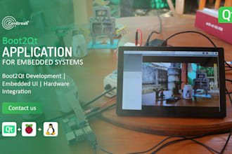 develop a boot2qt application for embedded systems