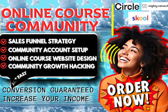 setup  skool community for online course course uploading udemy course promotion