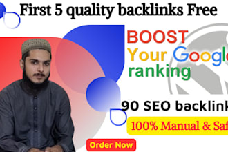 provide monthly off page seo service using high authority manual link building