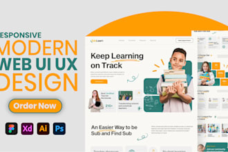 do figma design, figma website design, website ui ux