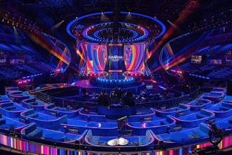 create event stage design,complete layout render, custom stage lighting wedding