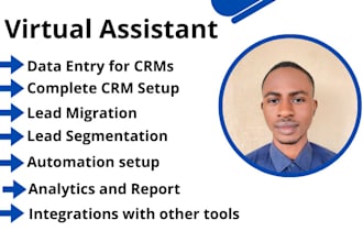 data migration lead segmentation data entry database cleaning for highlevel crms