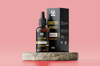 create label design, cbd label design, product label and packaging design