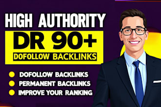 provides high authority dr 90 plus SEO dofollow backlinks