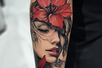 do custom tattoo design, tattoo sleeve