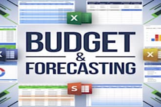 do budgeting, forecasting, financial models, and projections