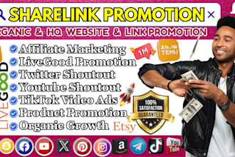 do share link promotion website promotion organic growth to top sites