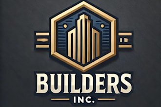 design a custom construction and real estate logo