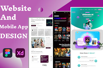 do figma design website, website design figma, website ui ux, website mockup