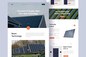 design SEO ranked solar, handyman, and roofing website
