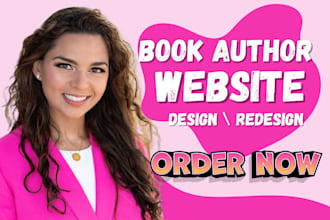 design author website, ebook website, book author website, ebook landing page