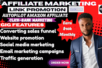 create a sales funnel for clickbank shopify amazon and affiliate marketing