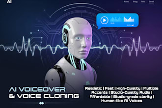 generate a realistic human like ai voice over
