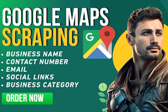scrape google maps for b2b lead gen and business data with emails