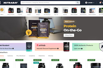 build health supplement shopify store supplement website supplement dropshipping