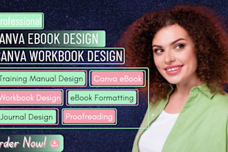 canva ebook design canva workbook digital journal ebook formatting fillable form