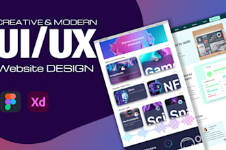 do website ui design, dashboard ux or mobile app ui ux design, ui ux design