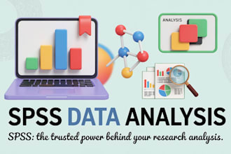 do spss data analysis, stata, rstudio, title search, spss within 12 hours