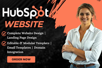 create hubspot website, hubspot landing page, hubspot blog, hubspot crm
