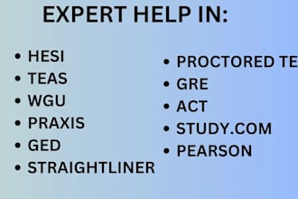 assist in ati teas, hesi a2, nln pax and nursing tutoring