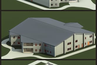 provide revit bim modeling and cad drafting services