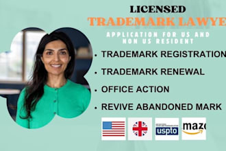 be your licensed US trademark attorney for trademark registration on uspto