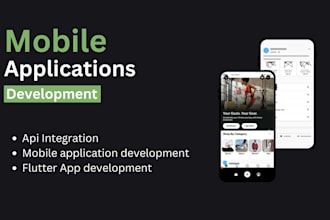 build a stunning flutterflow and  flutter app and ios app development