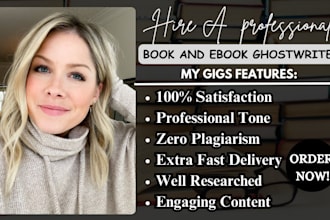 be your ebook ghostwriter, ghost book writer self help ebook as ebook writer