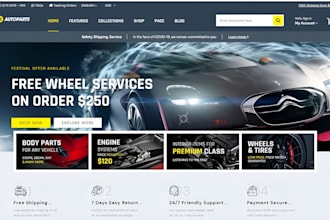 car accessories shopify store auto part shopify store car detailing website