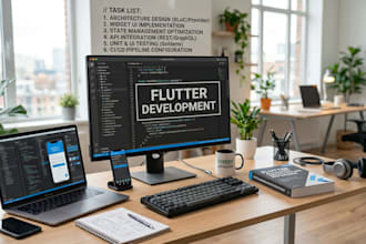 mobile app development with flutter and firebase