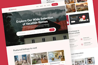 create a hotel booking, airbnb rental, or property management website