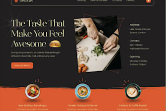 build a restaurant website wix restaurant website designer bakery website