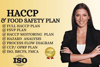 make haccp plan, haccp and food safety plans, procedures, record keeping forms